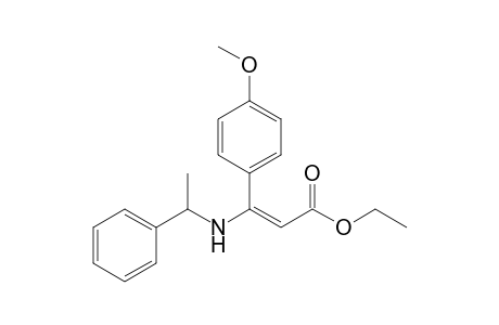 Ethyl 3-(4-methoxyphenyl)-3-[(1S)-(1-phenylethyl)amino]prop-2-enoate