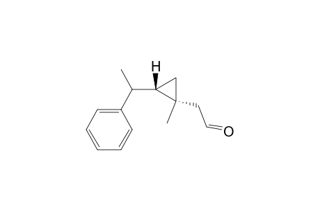 2-[(1R*,2S*)-1-methyl-2-(1-phenylethyl)cyclopropyl]acetaldehyde