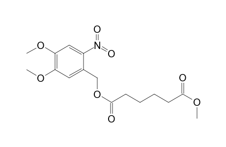 Adipic acid (4,5-Dimethoxy-2-nitrobenzyl) ester Methyl ester