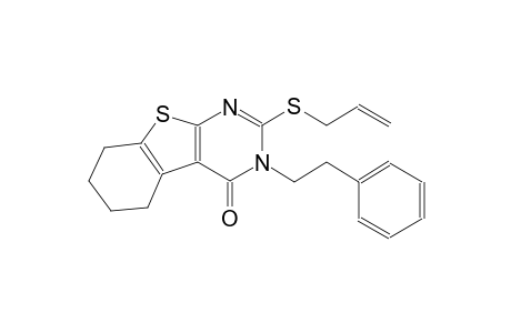 2-(allylsulfanyl)-3-(2-phenylethyl)-5,6,7,8-tetrahydro[1]benzothieno[2,3-d]pyrimidin-4(3H)-one