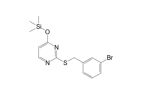 2-(3-bromobenzylthio)-4-(trimethylsilyloxy)pyrimidine