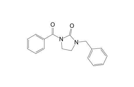 1-Benzoyl-3-phenylmethyl-2-imidazolidinone