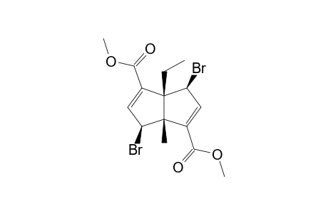 Dimethyl exo,exo-4,8-Dibromo-1-ethyl-5-methylbicyclo[3.3.0]octa-2,6-diene-2,6-dicarboxylate