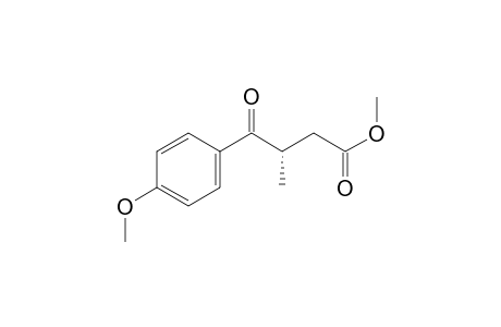 Methyl (-)-4-(4-metoxyphenyl)-3-methyl-4-oxobutanoate