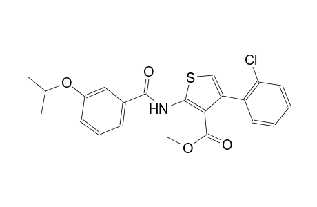 methyl 4-(2-chlorophenyl)-2-[(3-isopropoxybenzoyl)amino]-3-thiophenecarboxylate