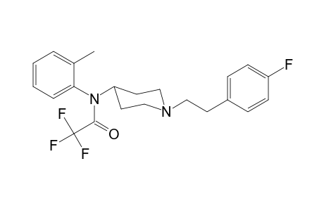 2,2,2-Trifluoro-N-(1-[2-(4-fluorophenyl)ethyl]piperidin-4-yl)-N-2-methylphenylacetamide