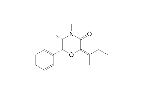(E,5S,6R)-4,5-dimethyl-2-(1-methylpropylidene)-6-phenylmorpholin-3-one