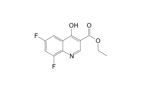3-Quinolinecarboxylic acid, 6,8-difluoro-4-hydroxy-, ethyl ester