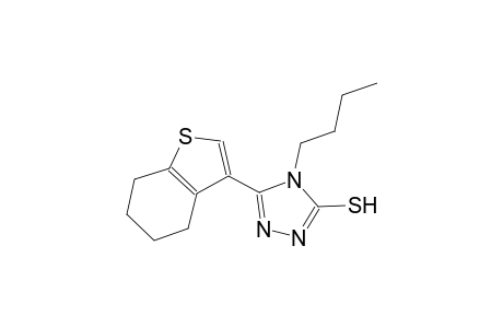 4-butyl-5-(4,5,6,7-tetrahydro-1-benzothien-3-yl)-4H-1,2,4-triazole-3-thiol