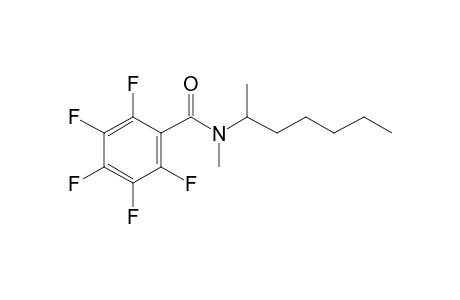 Benzamide, pentafluoro-N-methyl-N-(hept-2-yl)-