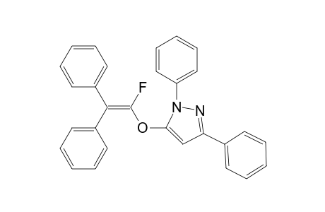 5-((1-fluoro-2,2-diphenylvinyl)oxy)-1,3-diphenyl-1H-pyrazole