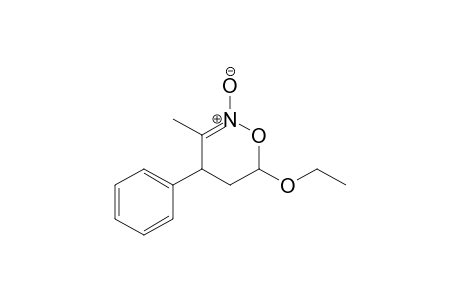 6-Ethoxy-3-methyl-4-phenyl-5,6-dihydro-4H-[1,2]oxazine-N-oxide