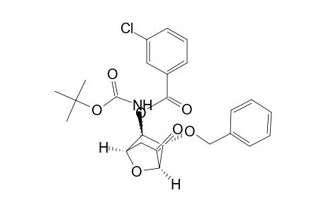D-epi-4-Inosose, 2,5-anhydro-1-deoxy-1-[[(1,1-dimethylethoxy)carbonyl]amino]-6-O-(phenylmethyl)-, 3-(3-chlorobenzoate)