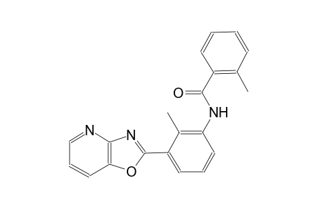 benzamide, 2-methyl-N-(2-methyl-3-oxazolo[4,5-b]pyridin-2-ylphenyl)-
