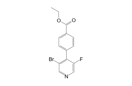 ethyl 4-(3-bromo-5-fluoropyridin-4-yl)benzoate