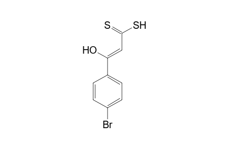 2-Propenedithioic acid, 3-(4-bromophenyl)-3-hydroxy-