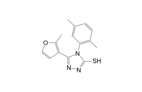 4-(2,5-dimethylphenyl)-5-(2-methyl-3-furyl)-4H-1,2,4-triazole-3-thiol