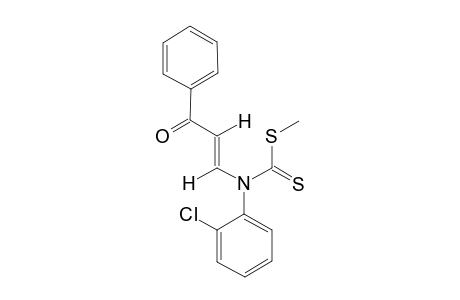 (E)-METHYL-N-(3-PHENYL-3-OXO-PROPENYL)-N-(2-CHLOROPHENYL)-DITHIOCARBAMATE
