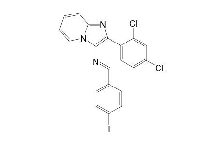 Imidazolo[1,2-a]pyridine, 2-(2,4-dichlorophenyl)-3-(4-iodobenzylidenamino)-