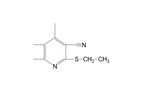 2-(ETHYLTHIO)-4,5,6-TRIMETHYLNICOTINONITRILE