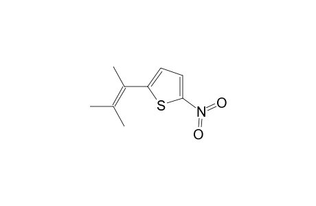 Thiophene, 2-(1,2-dimethyl-1-propenyl)-5-nitro-