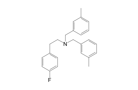 2-(4-Fluorophenyl)-N,N-bis(3-methylbenzyl)ethan-1-amine