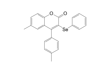 6-Methyl-3-(phenylselanyl)-4-(p-tolyl)-2H-chromen-2-one