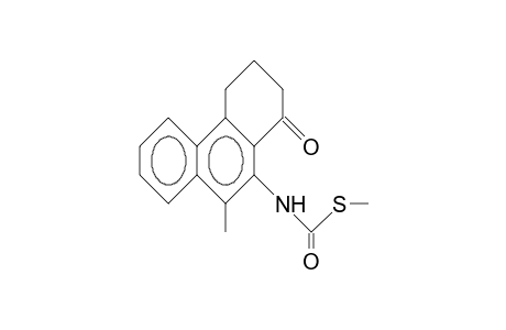 N-(9'-Methyl-1'-oxo-1',2',3',4'-tetrahydro-10'-phenanthrenyl)-thiocarbamic acid, S-methyl ester
