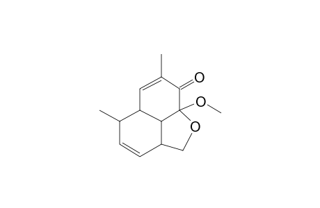 8a-Methoxy-5,7-dimethyl-2a,5,5a,8,8a,8b-hexahydro-2H-benzo[cd]isobenzofuran-8-one