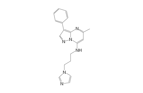 N-[3-(1H-imidazol-1-yl)propyl]-5-methyl-3-phenylpyrazolo[1,5-a]pyrimidin-7-amine