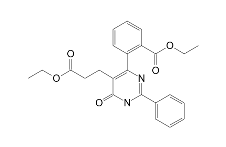 ETHYL-2-[5-(3-ETHOXY-3-OXOPROPYL)-2-PHENYL-1,6-DIHYDRO-4-PYRIMIDYL]-BENZOATE