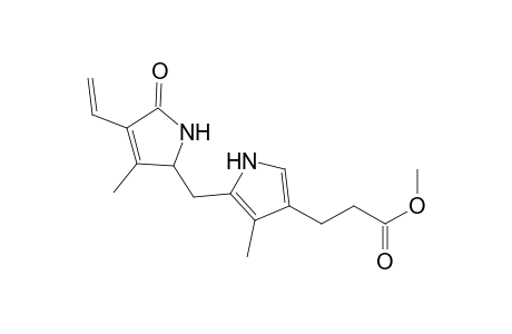 3-[5-[(4-ethenyl-3-methyl-5-oxo-1,2-dihydropyrrol-2-yl)methyl]-4-methyl-1H-pyrrol-3-yl]propanoic acid methyl ester