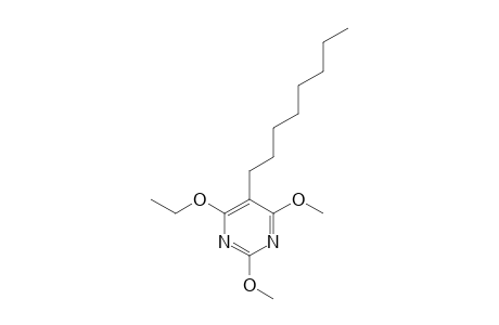 4-Ethoxy-2,6-dimethoxy-5-octyl-pyrimidine
