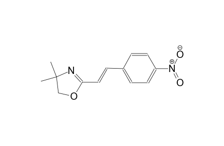 4,4-dimethyl-2-[(E)-2-(4-nitrophenyl)ethenyl]-4,5-dihydro-1,3-oxazole