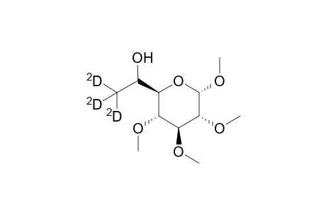 Methyl 2,3,4-trimethyl-6-D3-methyl-.alpha.,d-glucopyranoside