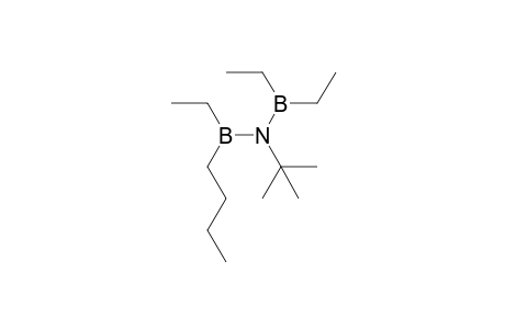 tert-Butylbis-(butylethylboryl)(diethylboryl)amine