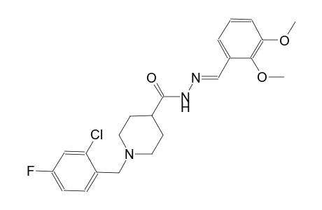 1-(2-chloro-4-fluorobenzyl)-N'-[(E)-(2,3-dimethoxyphenyl)methylidene]-4-piperidinecarbohydrazide