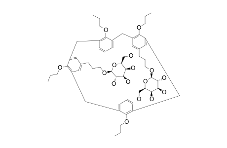 5,17-BIS-[3-(BETA-D-GALACTOPYRANOSYLOXY)-PROPYL]-25,26,27,28-TETRAPROPOXY-CALIX-[4]-ARENE