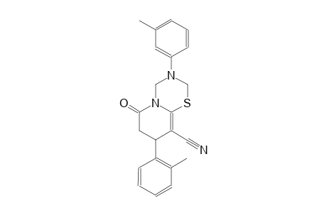 2H,6H-pyrido[2,1-b][1,3,5]thiadiazine-9-carbonitrile, 3,4,7,8-tetrahydro-8-(2-methylphenyl)-3-(3-methylphenyl)-6-oxo-