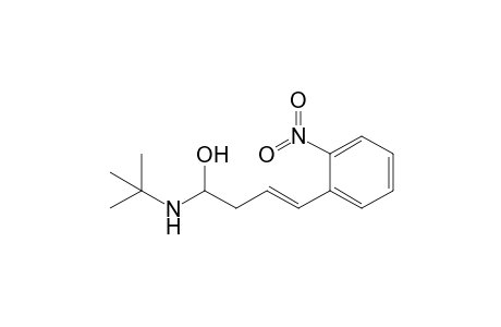 1-(t-Butylamino)-4-(2'-nitrophenyl)but-3-en-1-ol