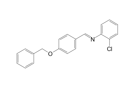 N-((E)-[4-(Benzyloxy)phenyl]methylidene)-2-chloroaniline