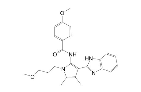 benzamide, N-[3-(1H-benzimidazol-2-yl)-1-(3-methoxypropyl)-4,5-dimethyl-1H-pyrrol-2-yl]-4-methoxy-