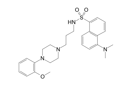 5-(Dimethylamino)-N-[3-[4-(2-methoxyphenyl)piperazin-1-yl]propyl]-1-naphthalenesulfonamide