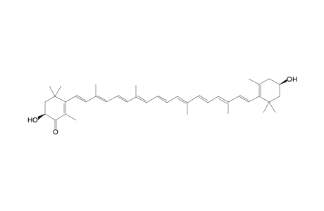 (3S,3'S)-3,3'-Dihydroxy-.beta.,.beta.-carotin-4-one