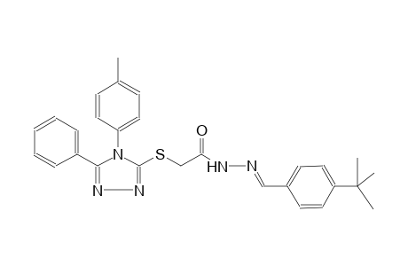 acetic acid, [[4-(4-methylphenyl)-5-phenyl-4H-1,2,4-triazol-3-yl]thio]-, 2-[(E)-[4-(1,1-dimethylethyl)phenyl]methylidene]hydrazide
