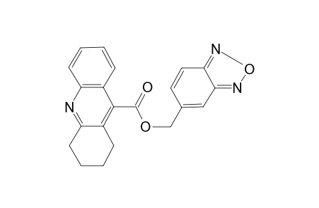 1,2,3,4-tetrahydroacridine-9-carboxylic acid 2,1,3-benzoxadiazol-5-ylmethyl ester