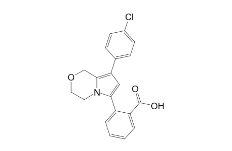 2-[8-(4-Chlorophenyl)-3,4-dihydro-1H-pyrrolo[2,1-c][1,4]oxazin-6-yl]benzoic acid