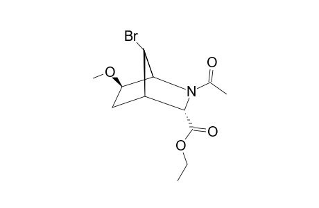 ETHYL-2-ACETYL-7-anti-BROMO-6-exo-METHOXY-2-AZA-BICYCLO-[2.2.1]-HEPTANE-3-endo-CARBOXYLATE