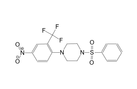 piperazine, 1-[4-nitro-2-(trifluoromethyl)phenyl]-4-(phenylsulfonyl)-