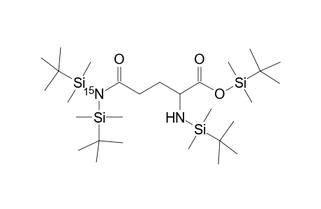 5-[15N}-Glutamine - tetrakis[(t-Butyl)dimethylsilyl] derivative